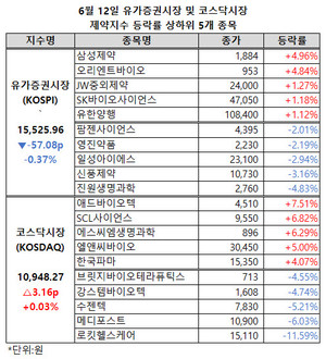 3거래일 연속 동반 상승했던 양 제약지수가 보합세로 돌아섰다.