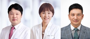 ▲ (왼쪽부터) 조원상 교수, 유노을 교수, 김동주 교수.