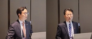 ▲ 최의근 학술이사(왼쪽)와 성정훈 진료지침이사.