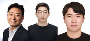 ▲ (왼쪽부터) 남석우 교수, 김상연 연구강사, 하진웅 연구원