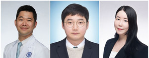 ▲ (왼쪽부터) 신재용 교수, 이준복 박사, 최민지 연구교수
