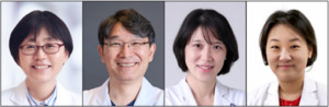 광동제약은 대한암학회와 함께 국내 암 연구 발전에 기여한 연구자를 대상으로 ‘제14회 광동 암학술상’을 시상했다고 7일 밝혔다. (왼쪽부터) 서울의대 내분비대사내과 박영주 교수, 고려의대 내분비내과 김신곤 교수, 연세암병원 종양내과 김효송 교수, 서울의대 예방의학교실 신애선 교수