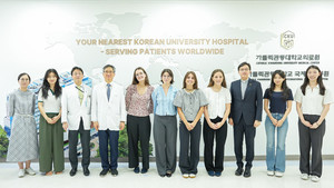 ▲ 국제성모병원이 프랑스 의대생들의 임상실습 수료식을 열었다.