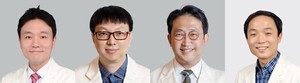 ▲ (왼쪽부터) 문선준 교수, 김민수 교수, 정의석 교수, 박철영 교수.