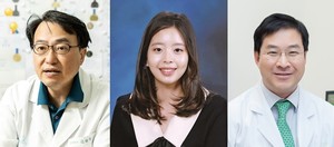 ▲ (왼쪽부터) 김남국 교수, 이유진 연구원, 정선주 교수.