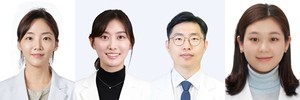 ▲ (왼쪽부터) 박귀영 교수, 홍지영 교수, 석준 교수, 한혜성 교수.