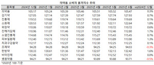 지난 상반기 의약품 물가지수 가운데 소화제와 진해거담제의 상승세가 두드러졌다.