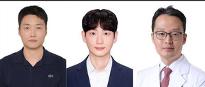 (왼쪽부터) 이광섭 강사, 민준구 대학원생, 김형범 교수