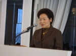 신임 김용자 회장.