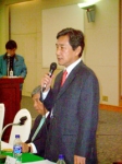 황치엽 회장이 인사말을 하고 있다.