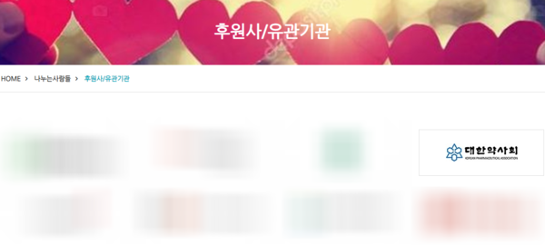 ▲ 대한약사회가 코미플루 사태로 논란을 야기한 재단의 후원사/유관기관 목록에 포함되어 있어 의문이 제기됐다.