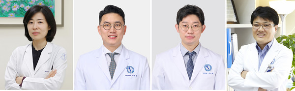 ▲ (왼쪽부터) 강희영 교수, 박영준 교수, 김진철 교수, 박태준 교수