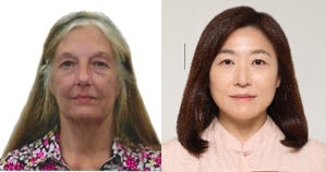 ▲ 게일 워드 부사장(왼쪽)과 이소정 상무