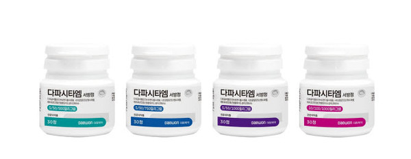 ▲ 대원제약이 당뇨병 3제 복합제인 다파시타엠서방정(성분명 : 다파글리플로진, 시타글립틴, 메트포르민) 4개 용량 제품을 새롭게 출시한다.