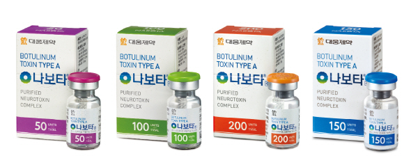 ▲ 대웅제약은 보툴리눔 톡신 나보타가 지난달 30일 말레이시아 국가의약품관리청으로부터 품목허가를 획득했다고 밝혔다.
