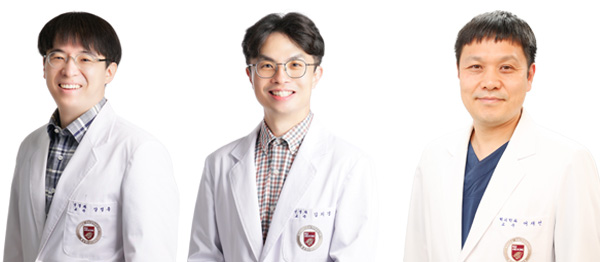 고려대 구로병원 신경과 강성훈 교수, 김치경 교수, 핵의학과 어재선 교수.(사진 좌부터) 