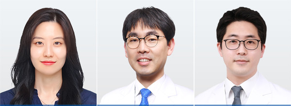 ▲ (왼쪽부터) 조유민 교수, 홍부휘 교수, 이동헌 교수