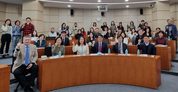 ▲ 고려대학교 의과대학 대학원 보건학협동과정은 지난 11일 문숙의학관 윤병주홀에서 제1회 호건(虎健)학술제를 개최했다.