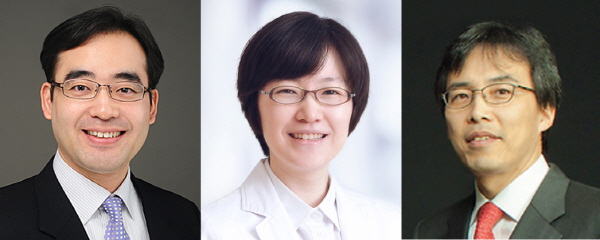 ▲ (왼쪽부터) 유수종 교수, 조은주 교수, 김영준 교수