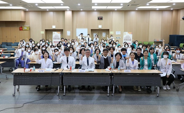 ▲ 전남대병원이 지난 23일 6동 8층 백년홀에서 환자안전과 의료질 향상(QI)을 위한 QI경진대회를 개최했다.