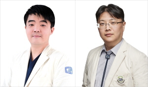 ▲ 나도현 임상강사(왼쪽)와 정병하 교수
