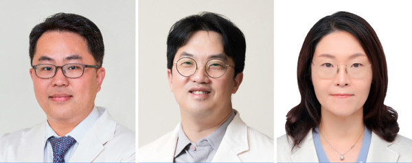 ▲ (왼쪽부터) 신동욱 교수, 조종호 교수, 조미희 교수
