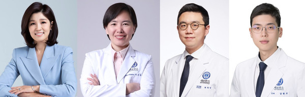▲ (왼쪽부터) 천근아 교수, 박유랑 교수, 최항녕 교수, 강현구 교수