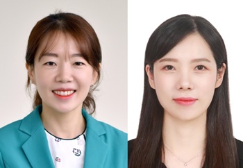 ▲ 김정아 간호사(왼쪽)와 송난 간호사.