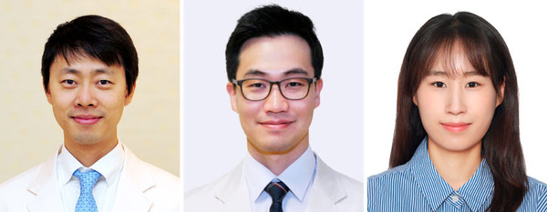 ▲ (왼쪽부터) 원홍희 교수, 명우재 교수, 김재영 연구원