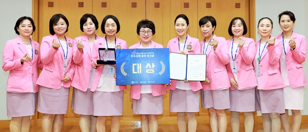 ▲ 가천대 길병원은 최근 ‘간호사 교대제 개선 시범사업 우수사례 공유 워크샵’에서 대상을 수상했다.