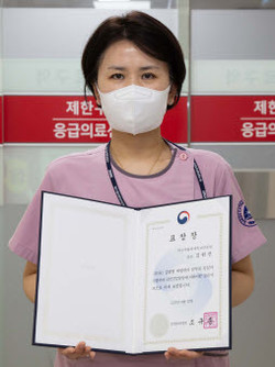 ▲ 김현진 간호사.
