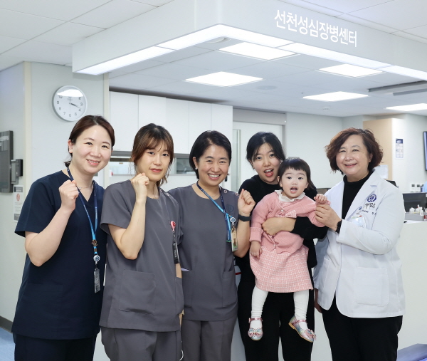 ▲ 심장이식 수술을 성공적으로 받은 김주아 양(3세)이 내일 세브란스병원에서 무사히 퇴원한다.