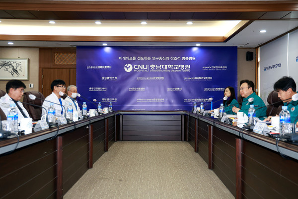 ▲ 조규홍 장관이 충남대병원 응급실 운영 현황을 점검하기 위해 방문했다.
