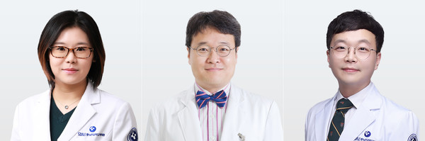 ▲ (왼쪽부터) 선우정 교수, 정원준 교수, 강창신 교수