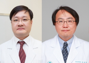 ▲ 김강모 교수(왼쪽)와 김남국 교수