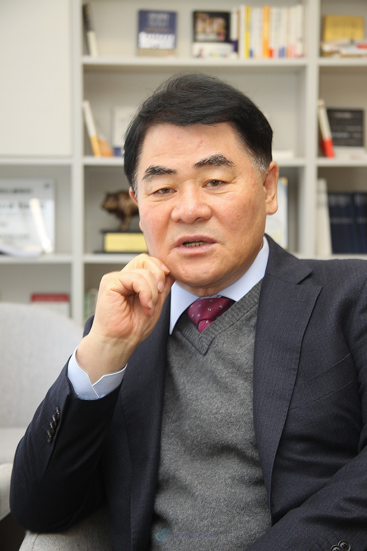 ▲ 지난해 세계 최초의 마이크로플루이딕 장기지속형 주사제 공장을 준공한 성대영 대표는 이 곳에서 생산할 장기지속형 주사제가 탈모 및 전립선비대증 치료의 게임체인저가 될 것이라 자신했다.