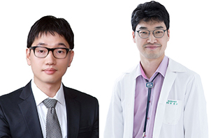 ▲ 정승현(왼쪽), 박성수 교수
