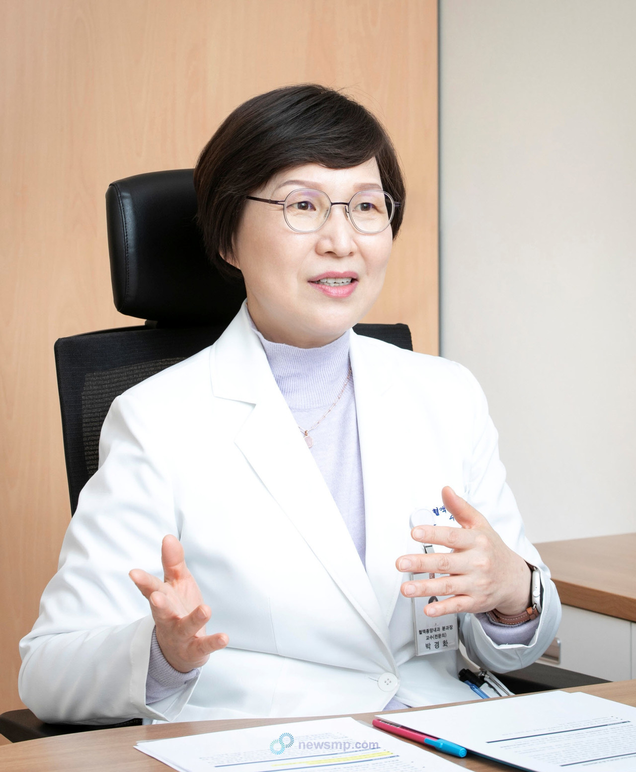 ▲ 박경화 교수는 페스코를 통해 의료 자원이 절약돼 직접 페스코를 투약하는 환자뿐 아니라, 다른 환자들에게도 도움이 되고 있다고 전했다.